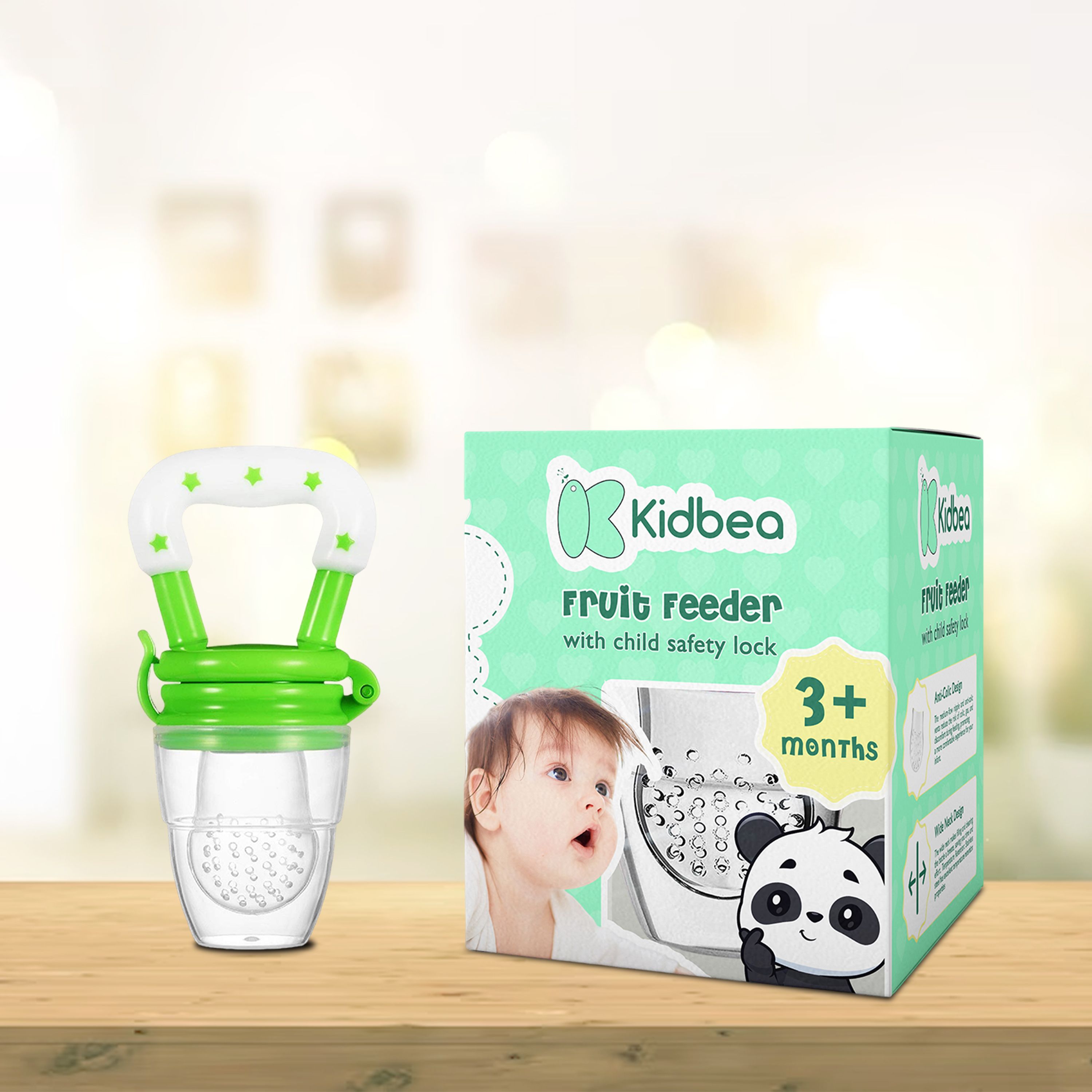 Silicone Food/Fruit Nibbler with Extra Mesh, Soft Pacifier Feeder