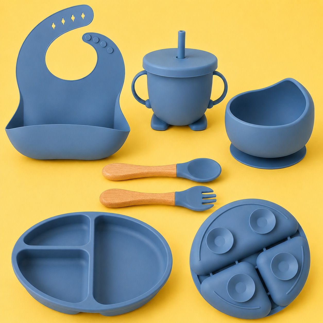 gotilo Premium Platinum Food Grade Silicone Baby Feeding Set w - silicone-picture-21