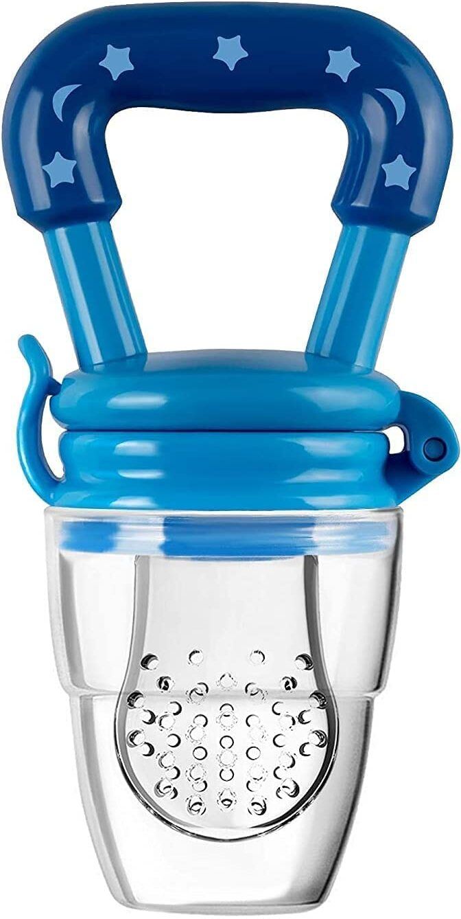 valuedeal Soft Silicone Nibbler with Extra Mesh for Babies Baby Fruit & Food Feeder Feeder-picture-2