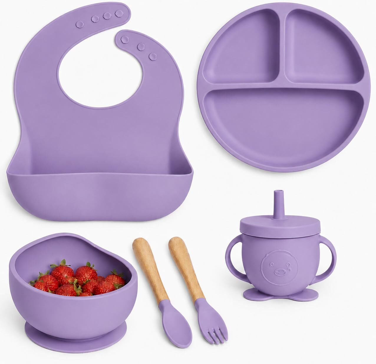 searegal Silicone Baby Feeding Set | BPA-Free Baby Dinner Set - Silicone-picture-6