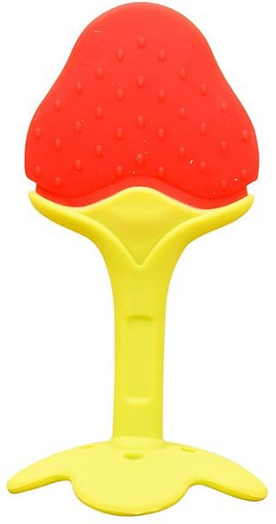 enkaybee Fruit Teether Red - BPA Free image 1