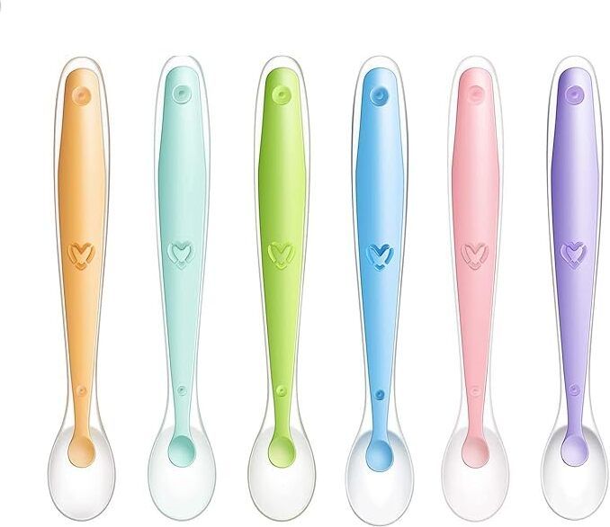 vadhavan 6pcs SootheFeed Baby Feeding Spoon with Supple Silicone Tip- Silicone-picture-42