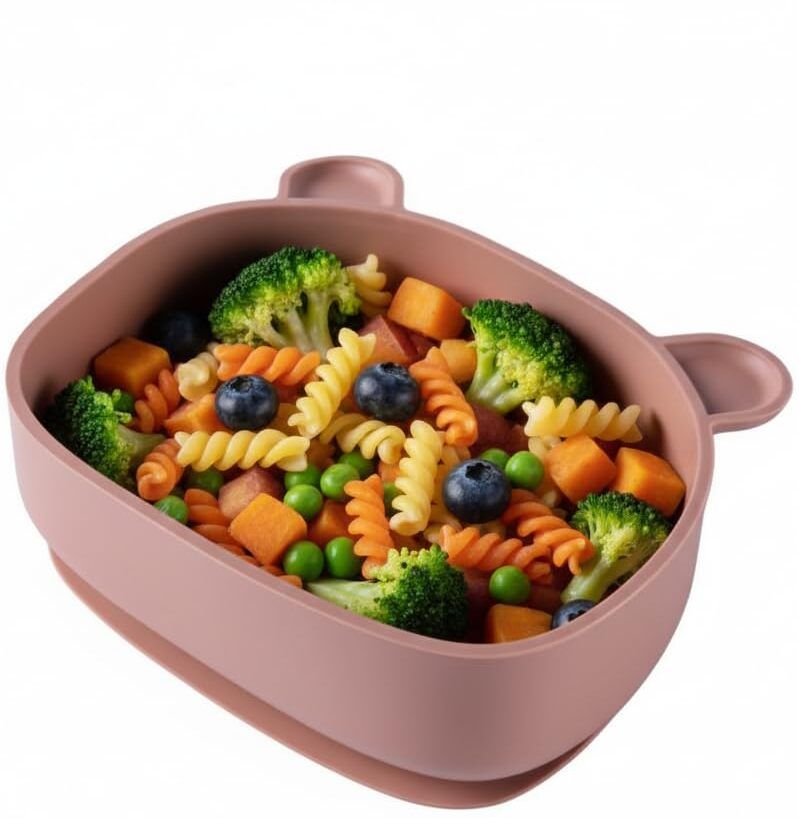 funblast Silicone Suction Bowl for Babies | Safe BPA-Free Feeding Bowl - Silicone-picture-41
