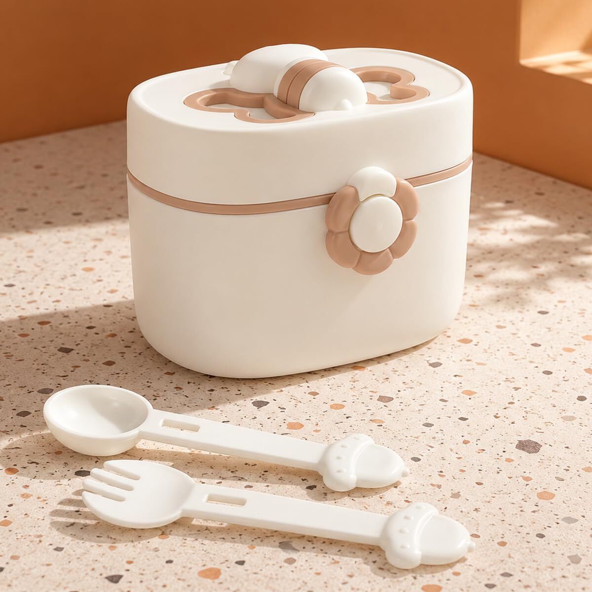 by Uonibaby Milk Powder Container Baby Food Storage Box with Scoop (200gm) - Plastic-image-25