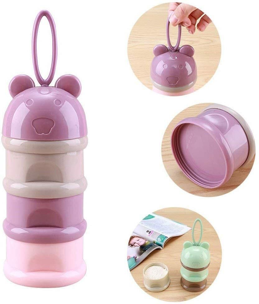 3 Layers Baby Food Storage Container Formula Container Baby Milk Powder - plastic-image-9