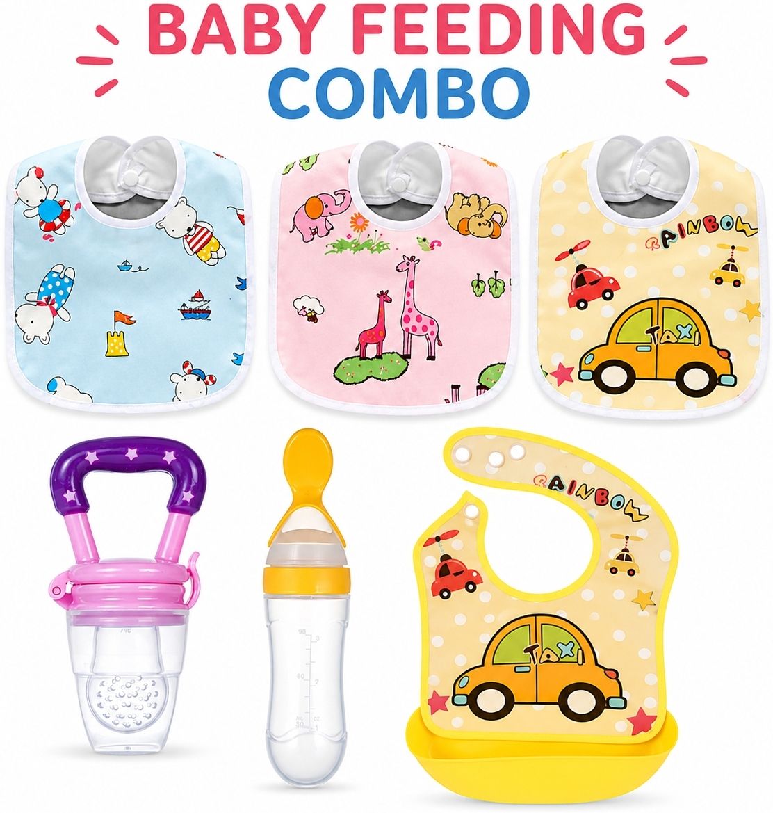 saforiaa 5-in-1 Baby Feeding & Care Kit - Silicone-picture-35