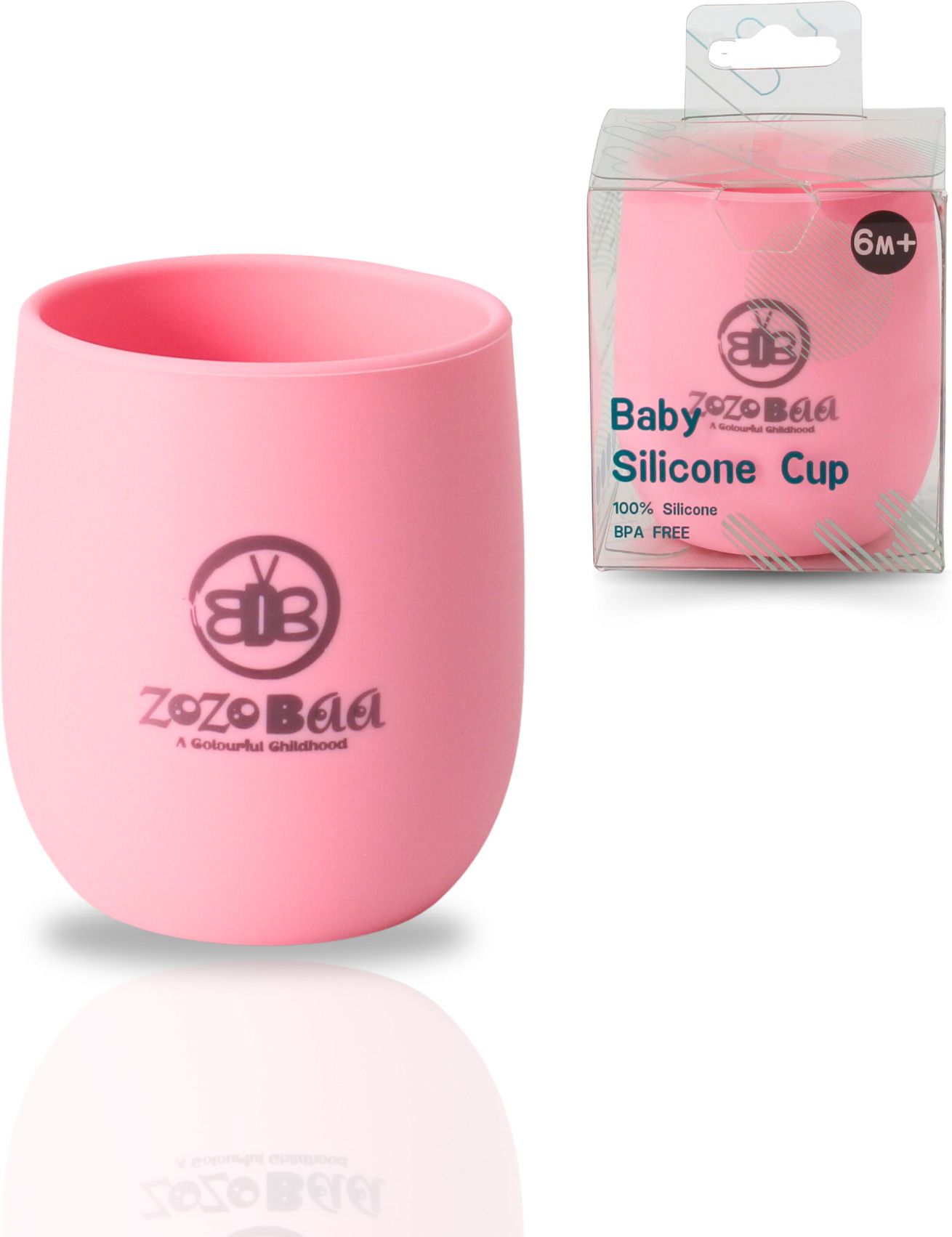 Silicone Tiny Training Open Cup for Baby Feeding & Toddler First stage Drinking- Food Grade Silicone