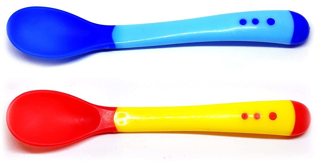 manan shopee Silicone Tip Heat Sensitive Silicone Spoons | Temperature Sensing Spoons - Silicone-picture-10