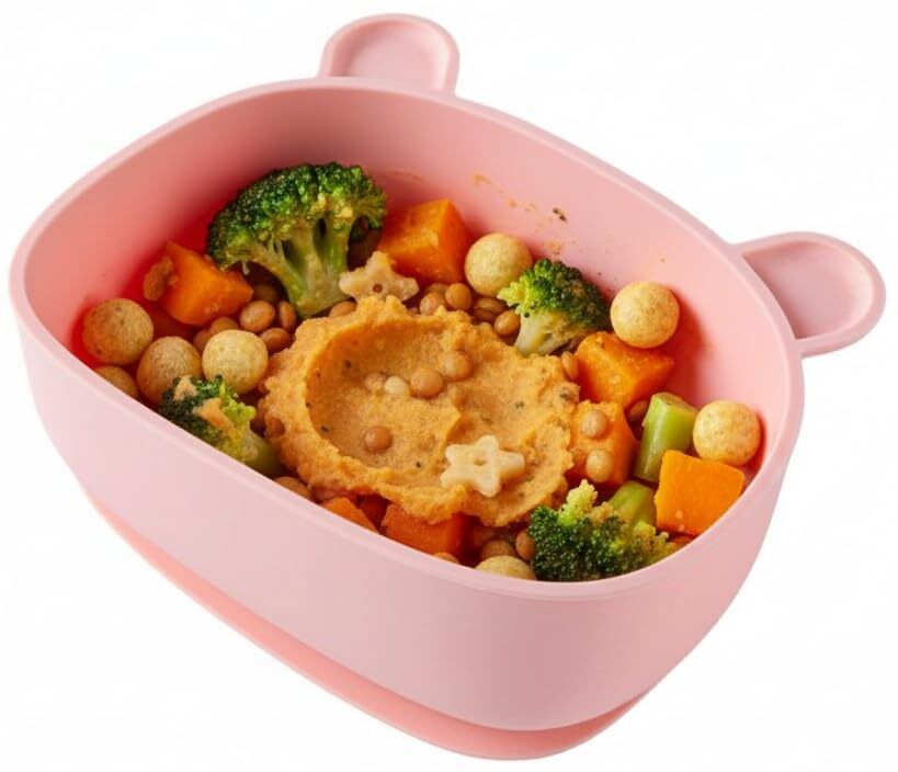 funblast Silicone Suction Bowl for Babies | Safe BPA-Free Feeding Bowl - Silicone-picture-30