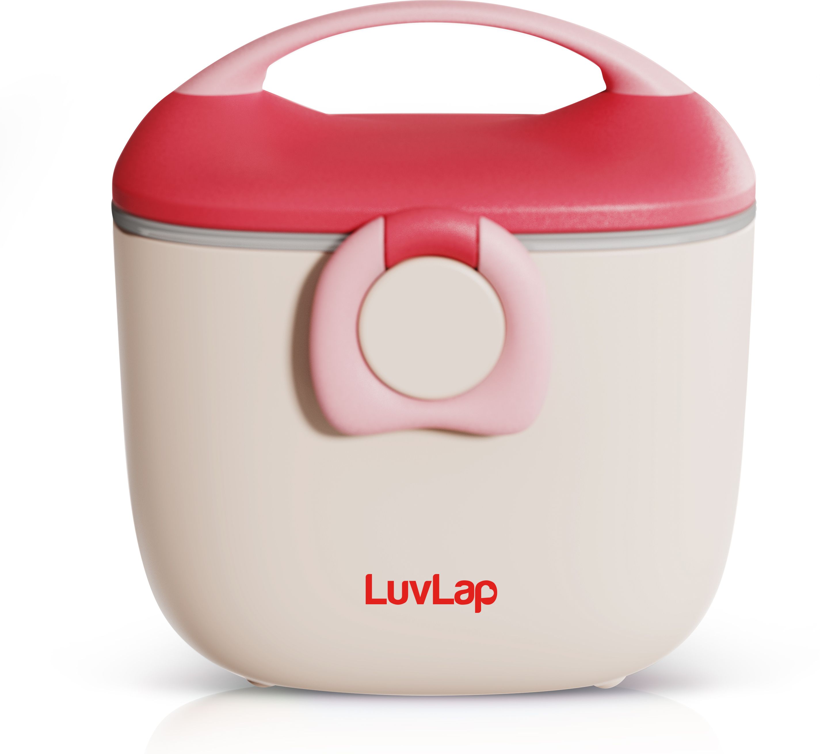 luvlap Portable Milk Powder Container 310g, Baby Food Container with Spoon, BPA Free - Silicone-picture-0