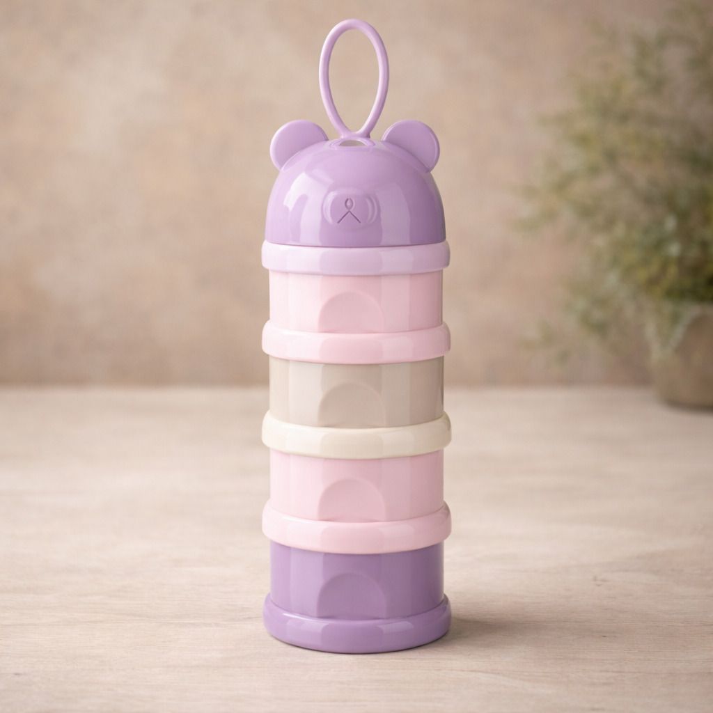 4 Layers Multipurpose Milk & Food Containers For Newborn Babys 0-24 Months - Food Grade Plastic-image-41