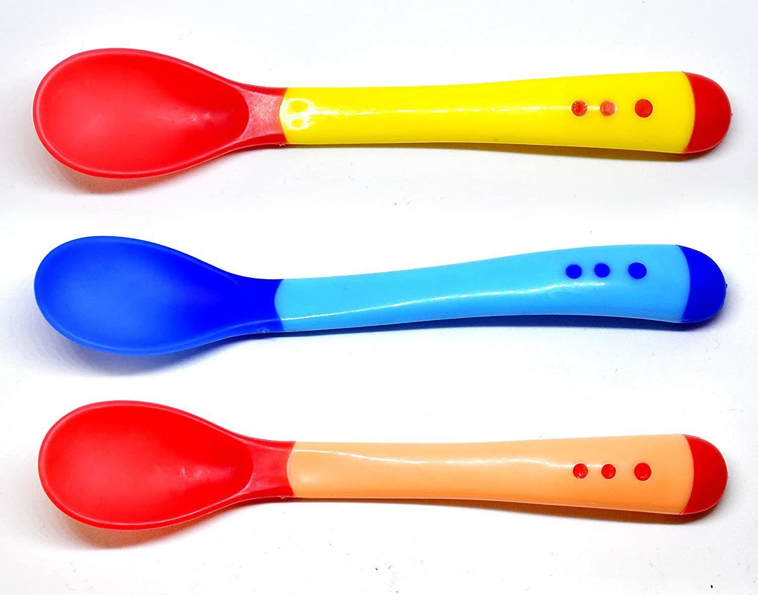 manan shopee Silicone Tip Heat Sensitive Silicone Spoons | Temperature Sensing Spoons - Silicone-picture-26