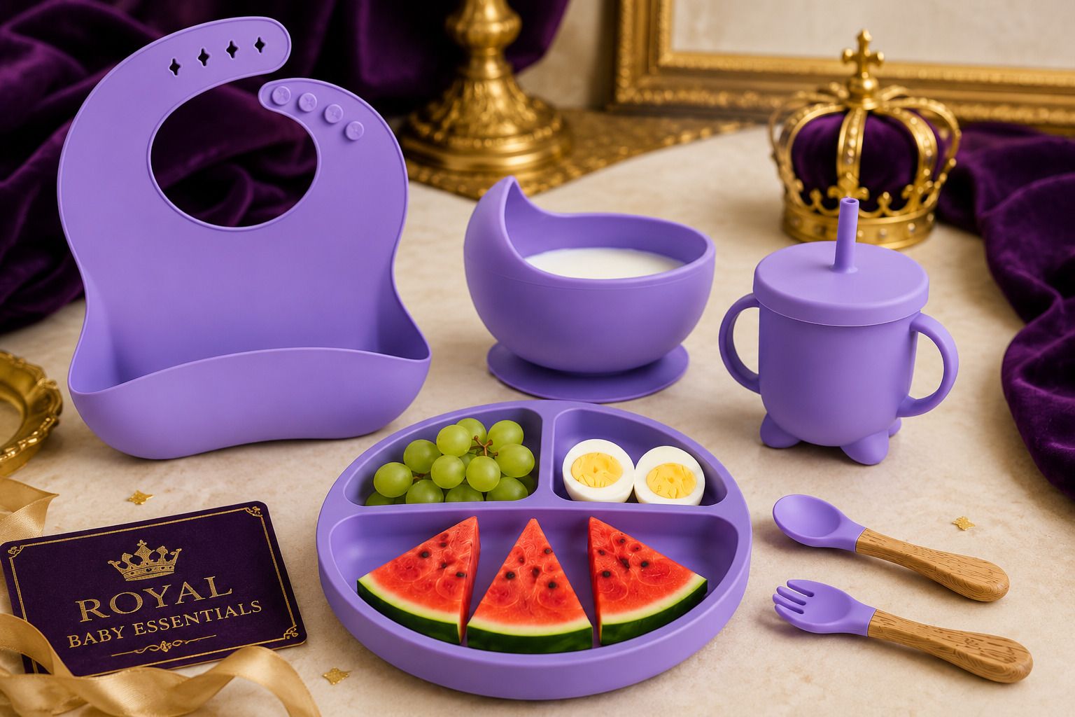 Premium Silicone Baby Feeding Set - SILICONE-image-28