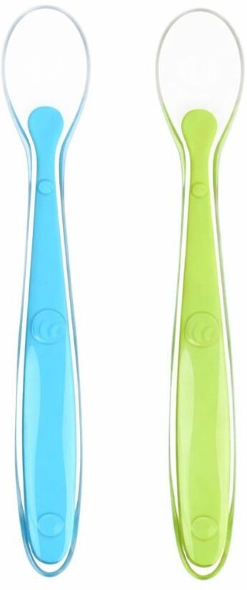Baby Feeding Spoon Set of 2 100% Silicone Soft Tip BPA Free Safe Silicone Spoon - silicone-image-6