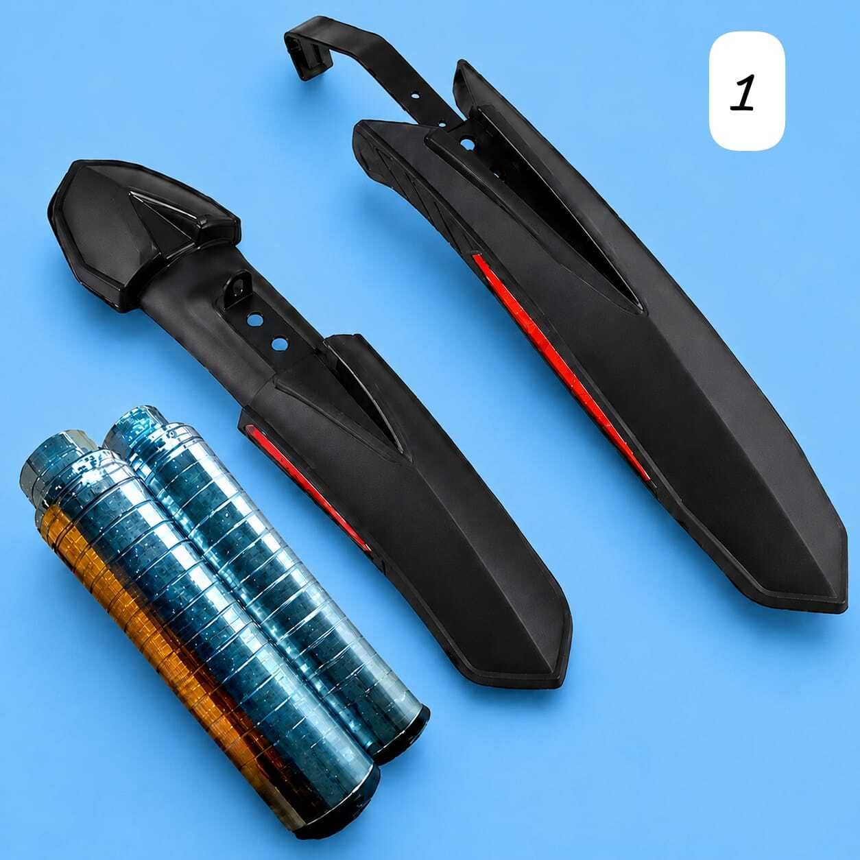 shivinaluxe Sport Bike Rear Wheel Fender Guard with Reflector Clip-on Front & Rear Fender-picture-22