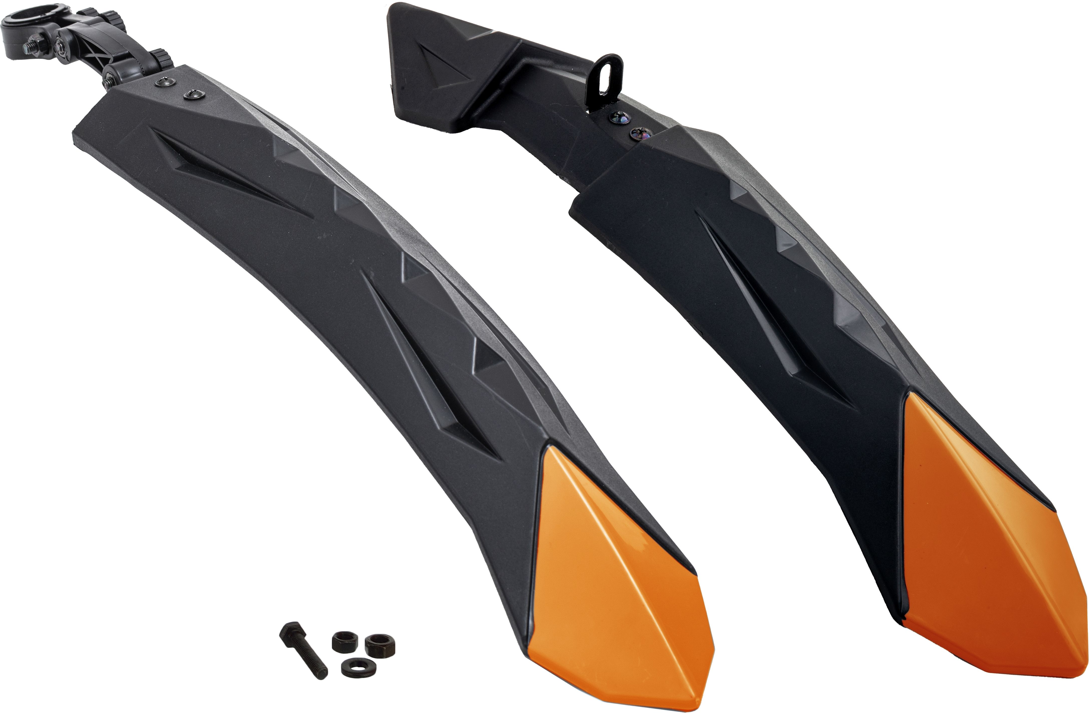 Bicycle DIAMOND Mudguard Fits 24", 26", V- Brake, MTB & ATB Cycles, NEW MODEL Clip-on Front & Rear Fender-image-35