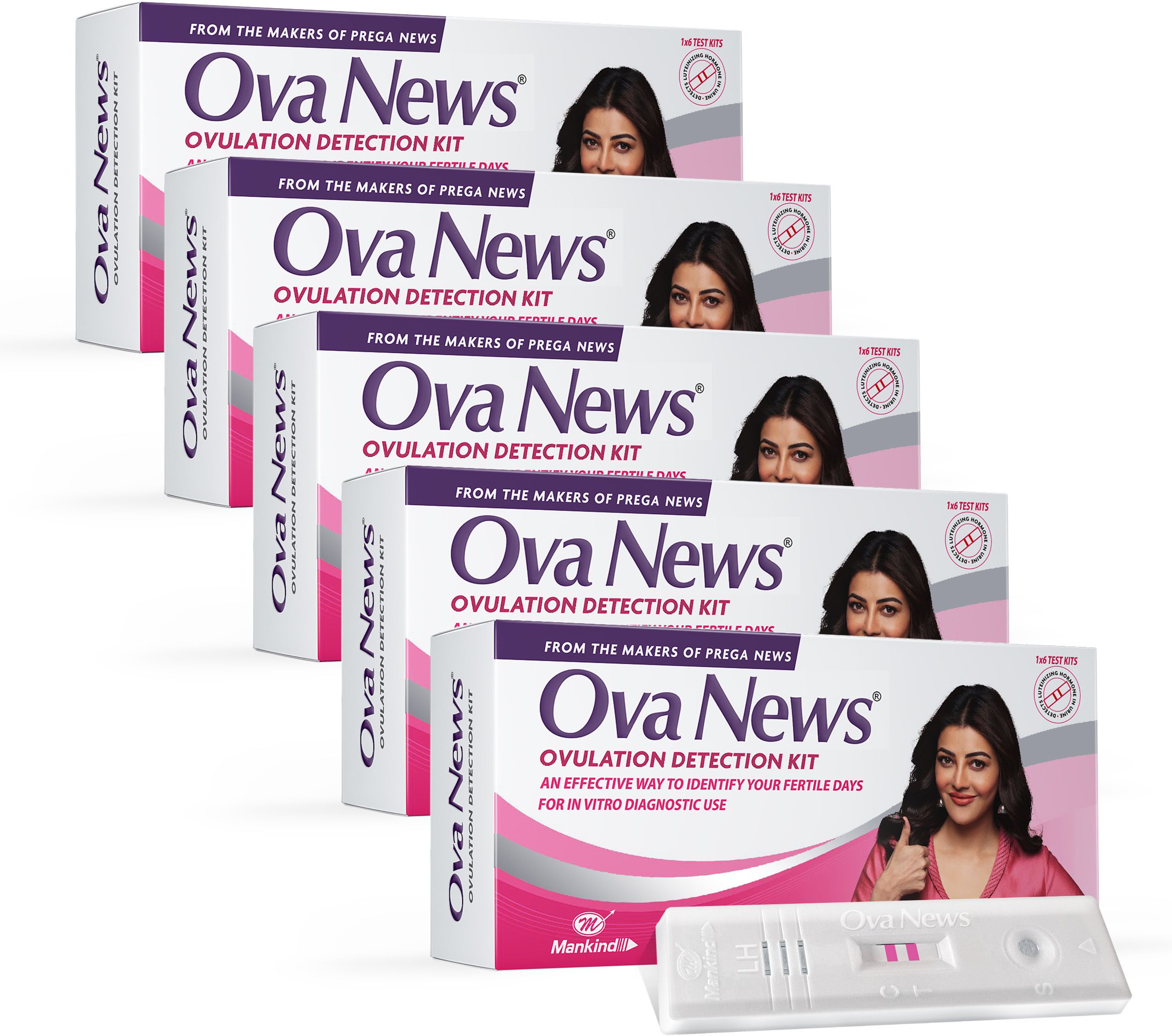 Detection Kit from Prega News Identifies Fertile Days Ovulation Kit