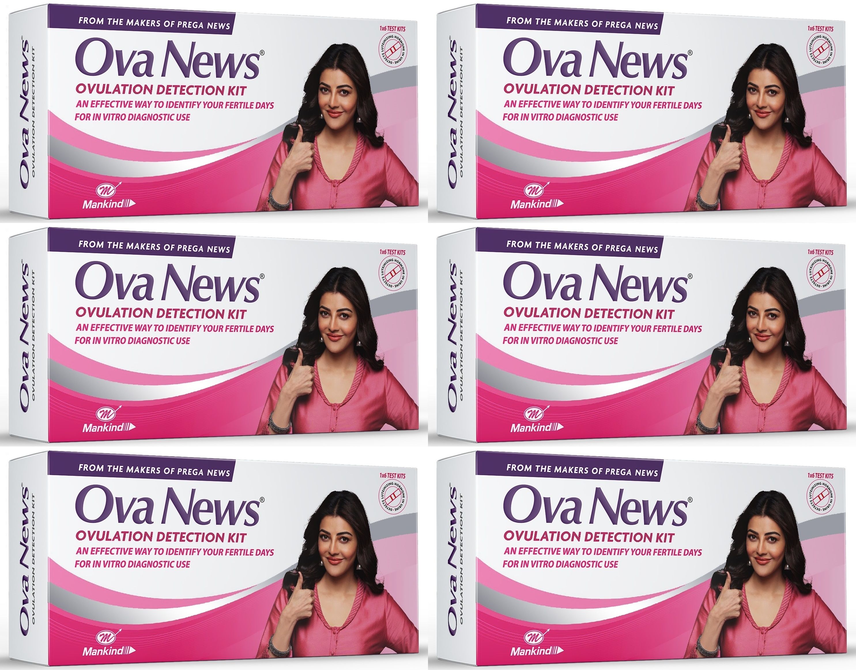 Detection Kit from Prega News Identifies Fertile Days Ovulation Kit
