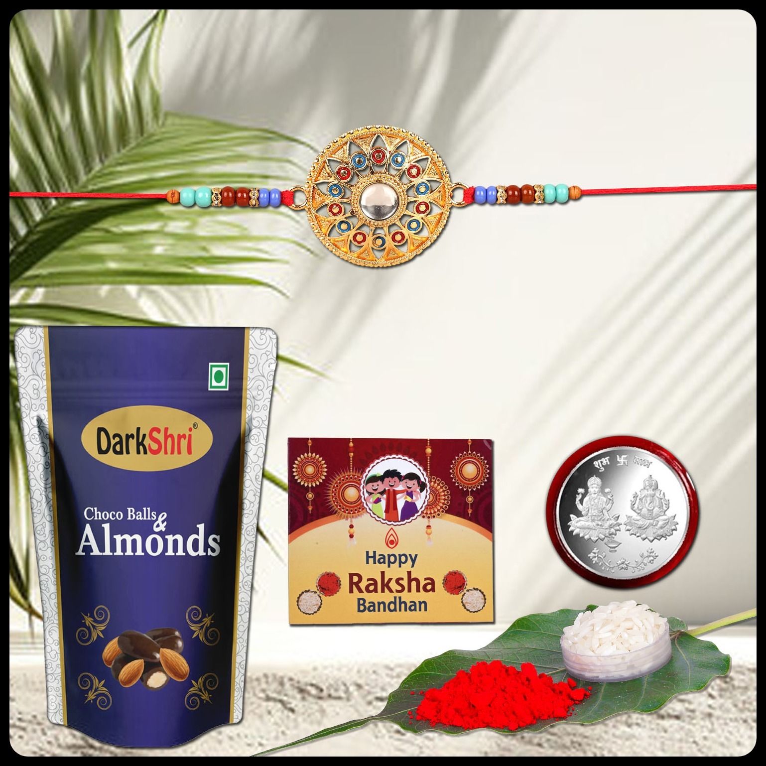 darkshri 297.AL puch Rakhi For Brother,Rakhi With Gift Assorted Gift Box-picture-15