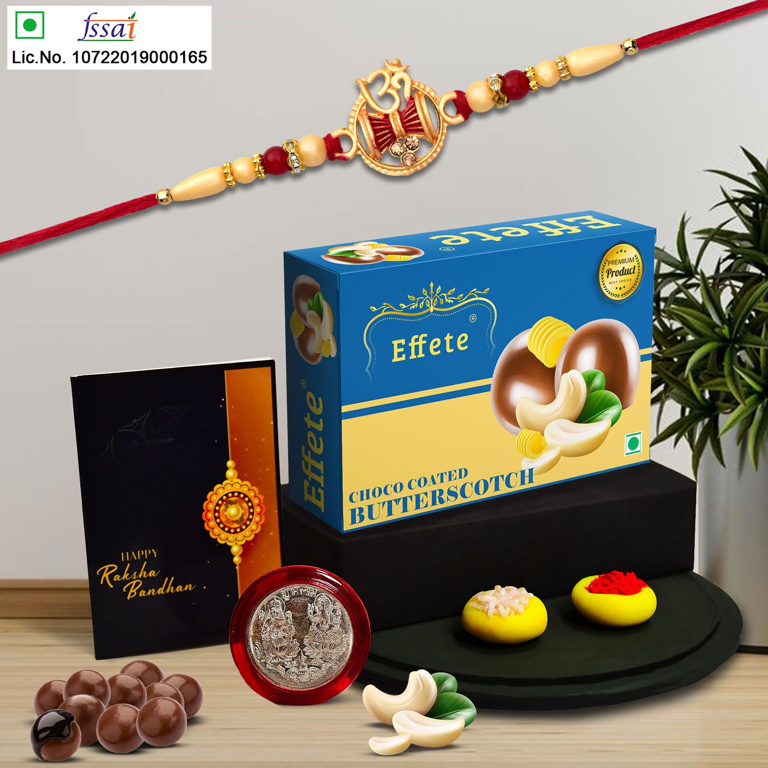 Rakhi For Brother |Rakhi with Chocolate | Rakshabandhan gift set |Y22K1_259_BS32 Assorted Gift Box-image-47