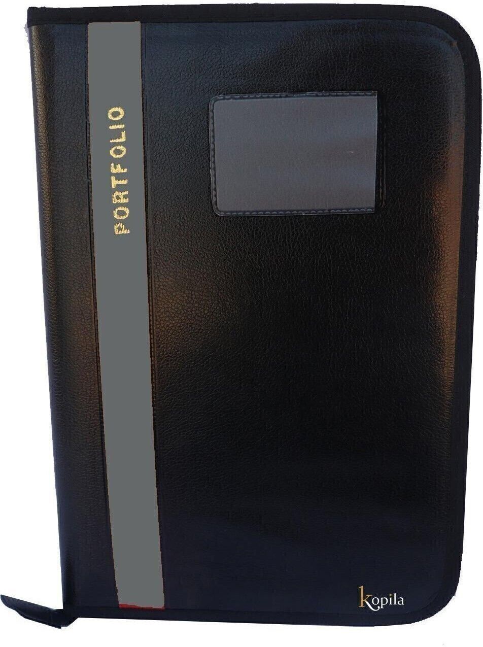 PU 20 Heavy Leaf's Grey office/document holder/certificate/report file folder Set of 1 A4 & FS Size