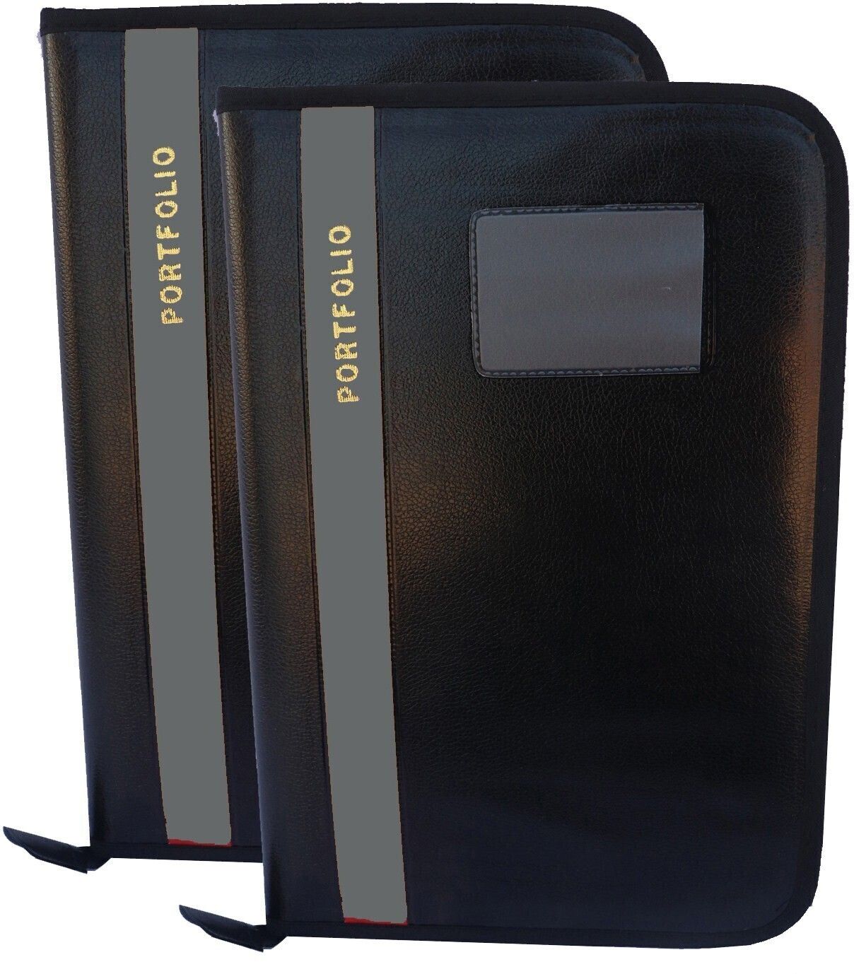 Synthetic Leather Top Material 20 Leafs Office fle /Document Holder/Certificate Holder/grey file Set of 2