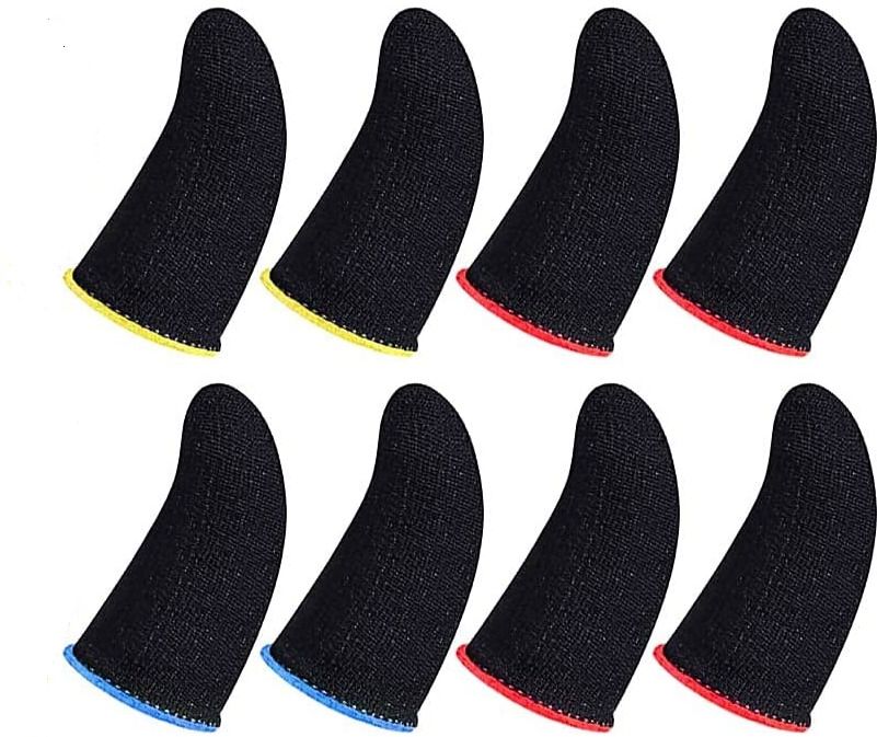 Mobile Pubg Finger Sleeve, Gaming Sleeve for PUBG, BGMI, COD, FreeFire(04 Pairs) Finger Sleeve