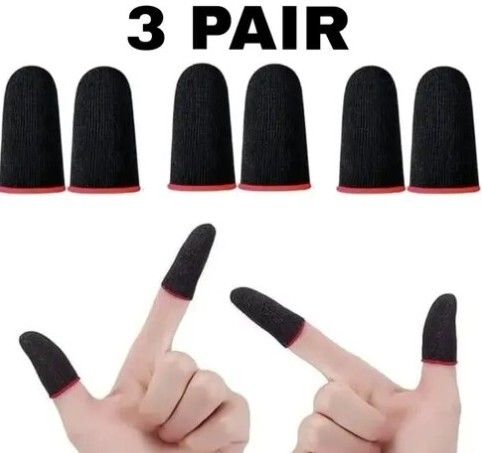 aaru enterprises Black Color Antisweat Finger Sleeve-picture-31