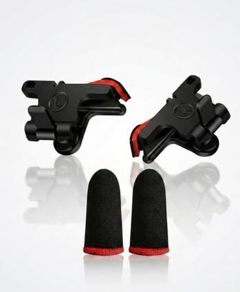 Triggers L1 & R1 RED Gaming Accessory Kit (Red Black, For Android, Mac OS) Finger Sleeve-image-7
