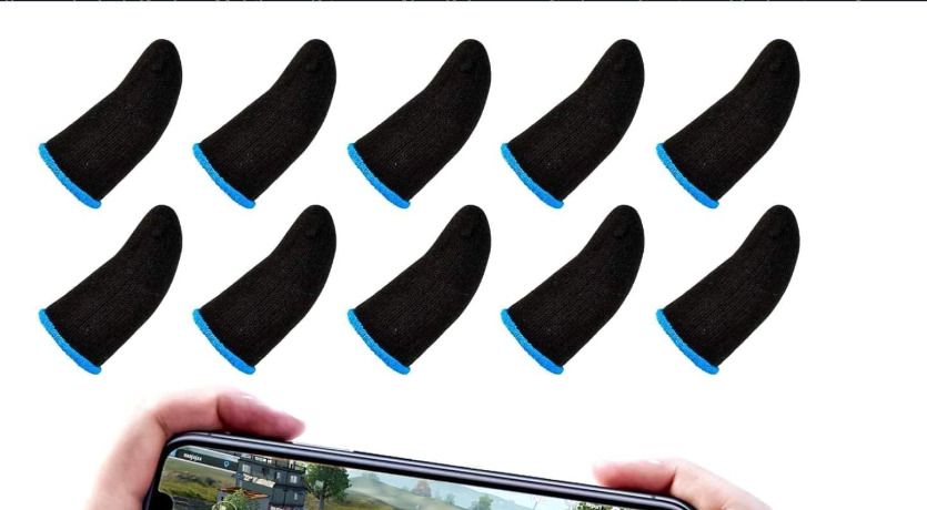 visha Mobile Gaming Finger Sleeves Pubg Thumb Gloves Finger Sleeve-picture-0