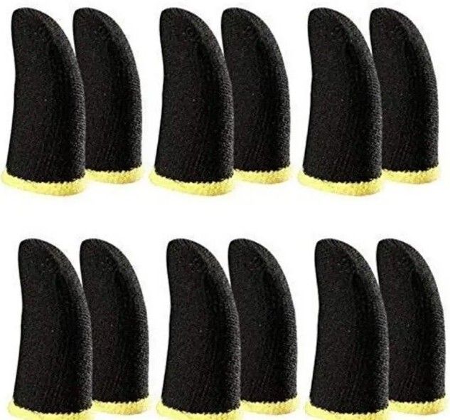 rudra store Rudra Stotre Black Color Antisweat Finger Sleeve-picture-12