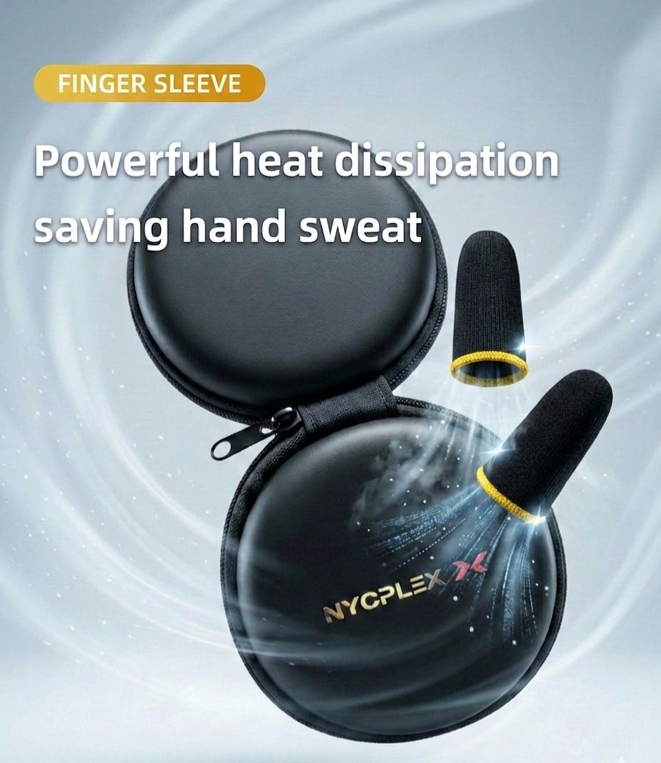 Thumb & Finger Sleeve for Mobile Game Anti-Sweat With Pouch Gaming Finger Sleeve Finger Sleeve-image-20