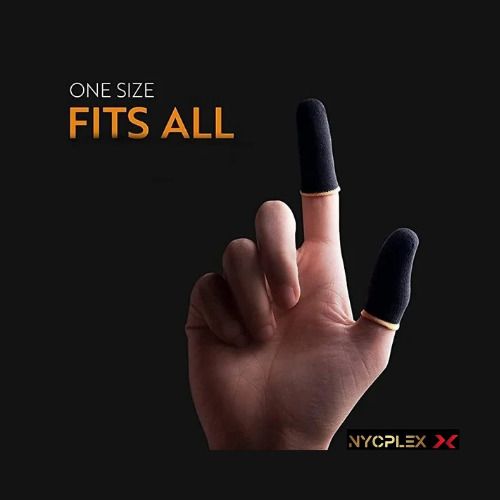 nycplex x CARBON FIBER FINGER & THUMB SLEEVES FOR PUBG, BGMI,FREEFIRE AND MORE Finger Sleeve-picture-10