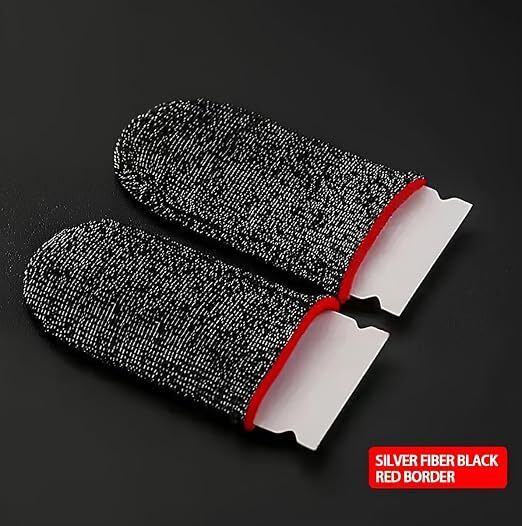 PUBG Smart Phone Gaming Finger Sleeves Slip Sweat Proof ( 1 Pair ) Finger Sleeve-image-36