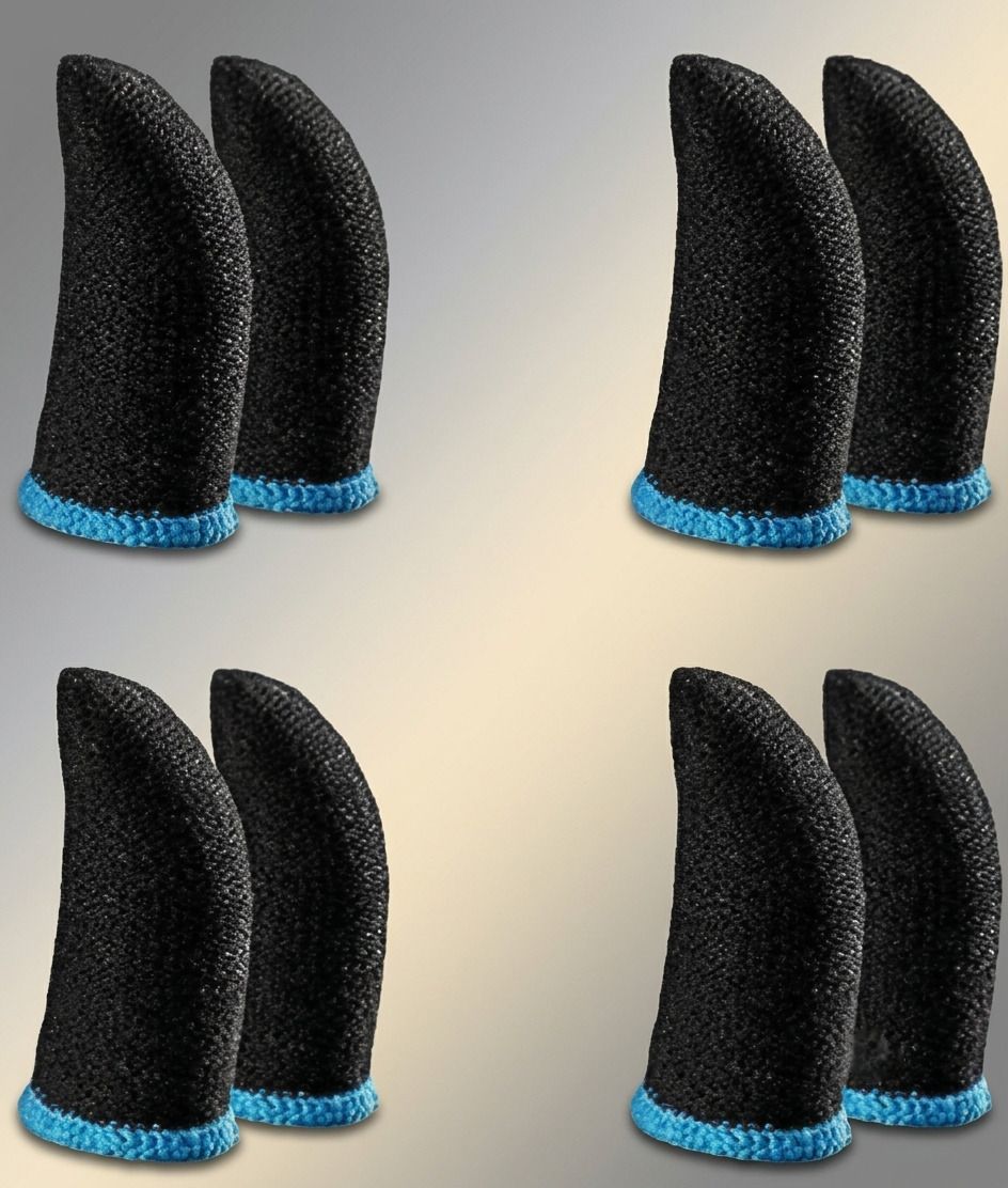 rksleve Pack of 4 Mobile Gaming Finger Sleeves . Sweatproof Touchscreen Thumb Covers Finger Sleeve-picture-11