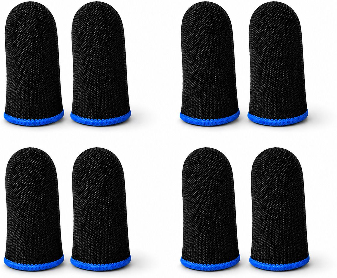 solvingway 8 Pis Gaming Finger Thumb Cover Sleeve for Free Fire, Pubg Gloves (4 Pair) Finger Sleeve-picture-23