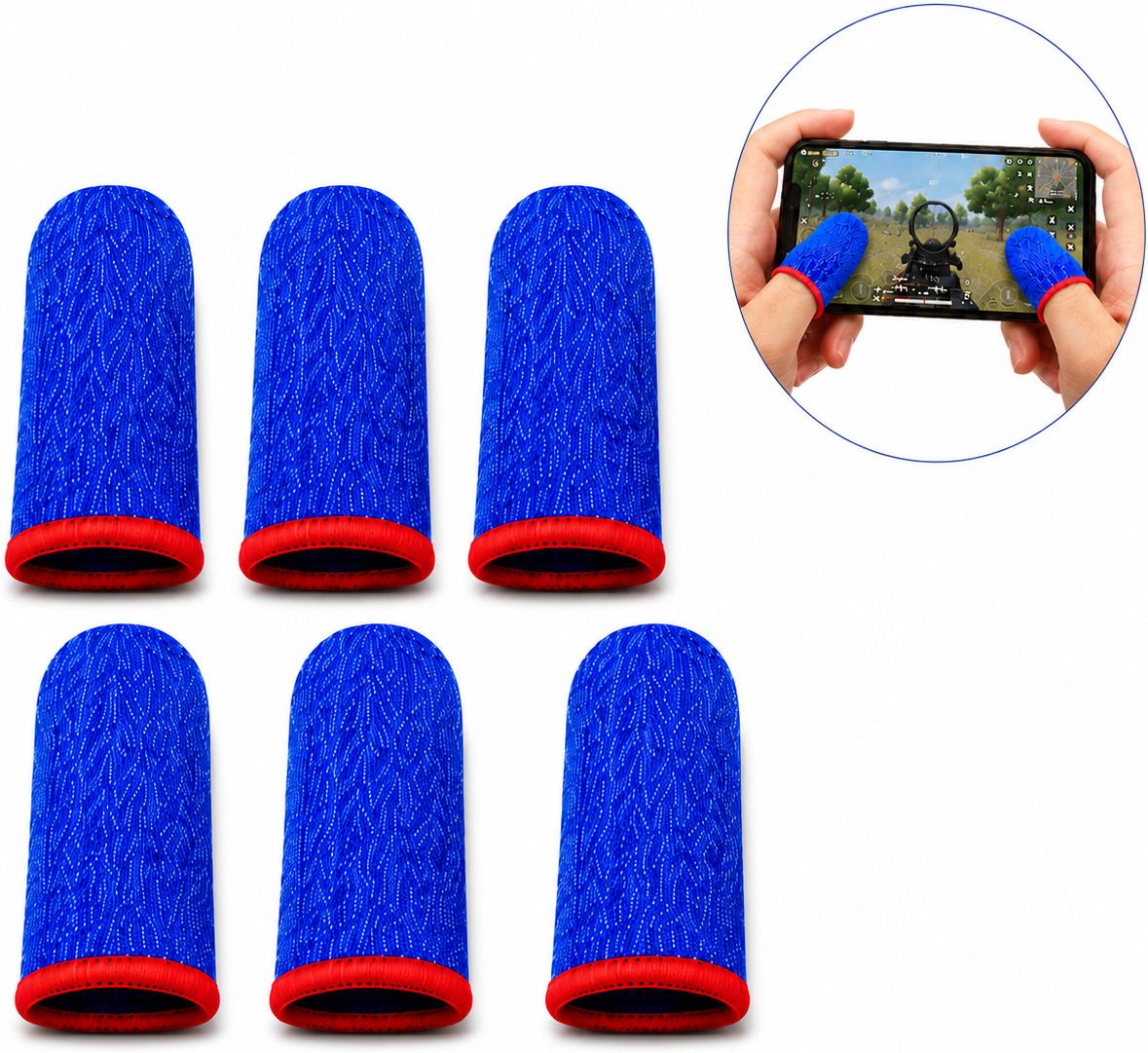 Best Free Fire Thumb Cover for Gaming Pubg and all Gaming Finger Sleeve Finger Sleeve-image-4