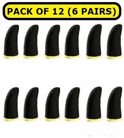 keepmesafe 6 Pairs Finger Sleeves Black Color for Gaming Finger Sleeve-picture-15