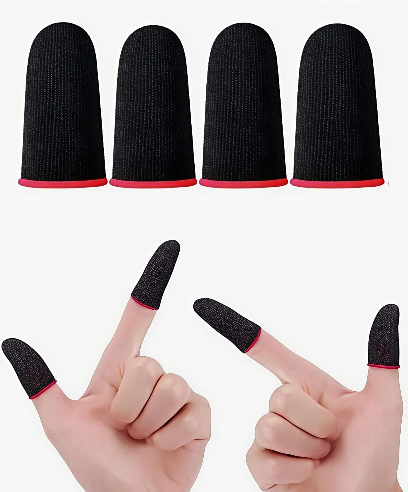 vanya tech Thumb gloves With Earphone Pouch for Mobile gaming Finger Sleeve-picture-6