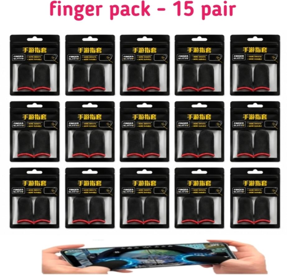 khk Finger sleeve pubg free fair bgmi gaming finger sleeve pack 15 Finger Sleeve-picture-14