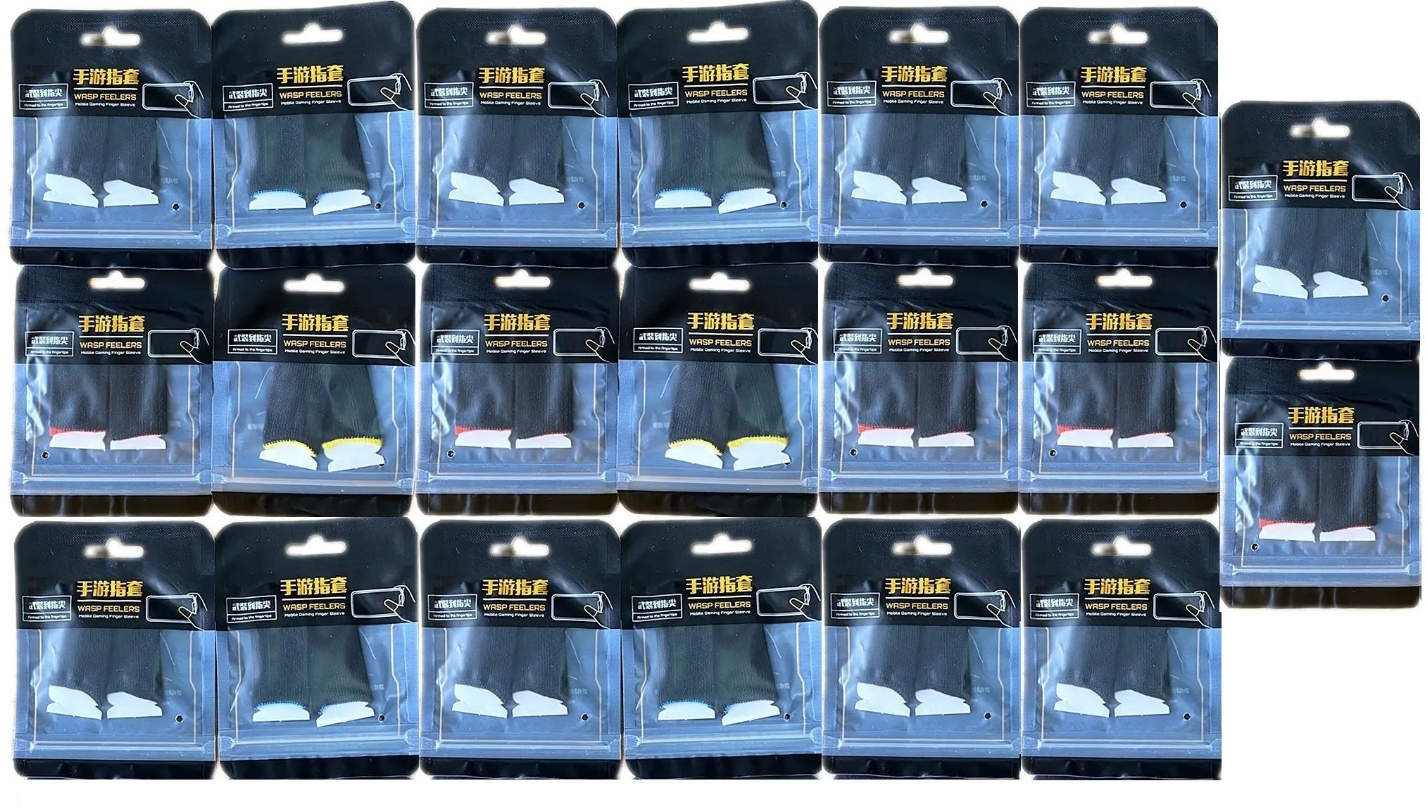 Sweat-proof Touch Screen Thumb Finger Sleeve for Pubg Mobile Phone Game 20 Pairs Finger Sleeve-image-6