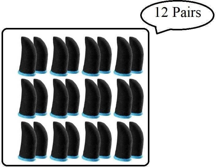 Mobile Phone Gaming Pubg Finger Sleeve For all Mobile Gaming (Pair of 12) Finger Sleeve-image-48