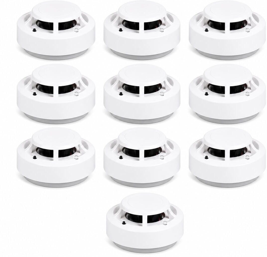 Pack of 10 Smoke Detector Alarm | Photoelectric Fire Alarm Sensor | Smoke Alarm-image-14