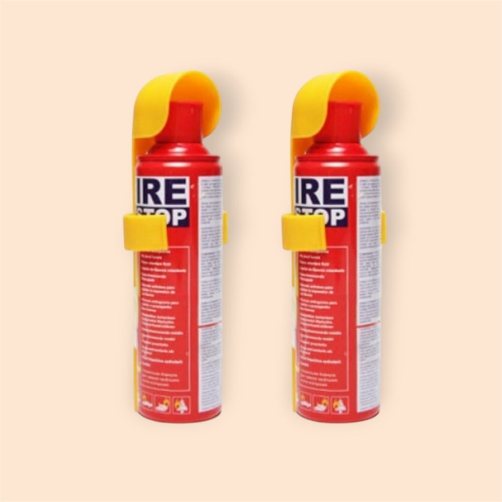 agniraksha Portable Fire Stop 1Kg ISI Certified Fire Safety Spray Fire Extinguisher Mount-picture-37