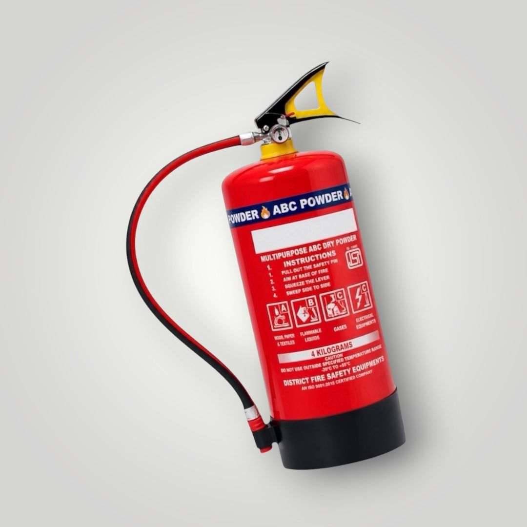 agniraksha Multipurpose ABC Fire Extinguisher 4 KG for Commercial Buildings Fire Extinguisher Mount-picture-17
