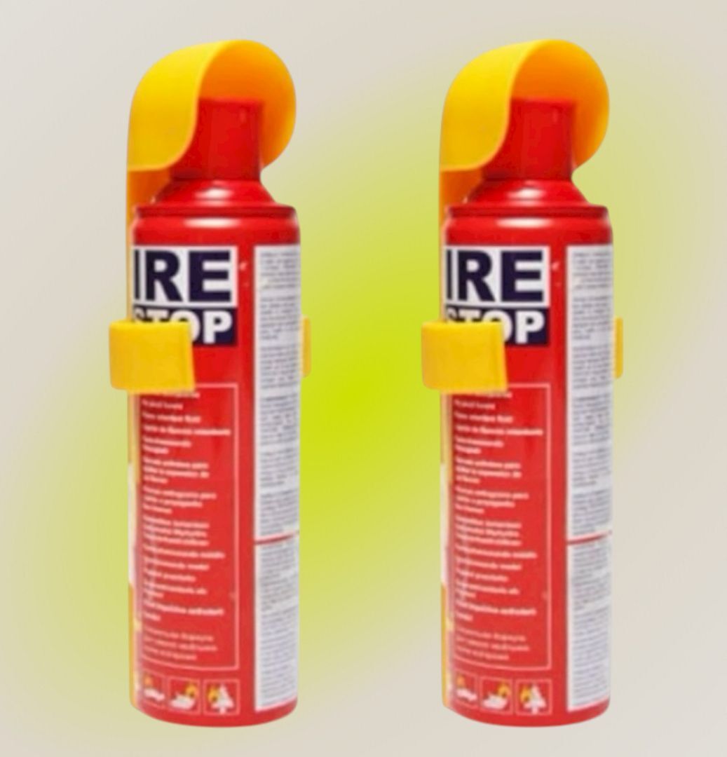 Fire Stop Fire Extinguisher Spray ISI Approved Safety for Home & Shop Fire Extinguisher Mount-image-14
