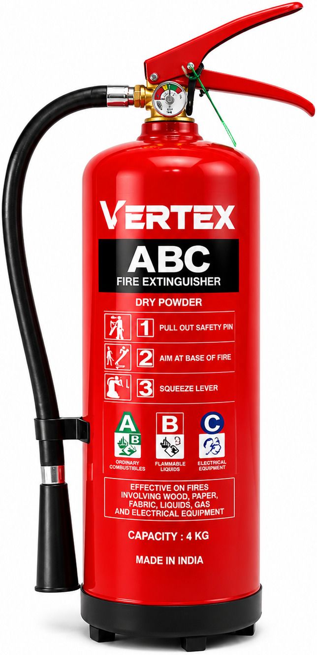 ABC Fire Extinguisher - 4Kg - ISI CERTIFIED Fire Extinguisher Mount-image-12
