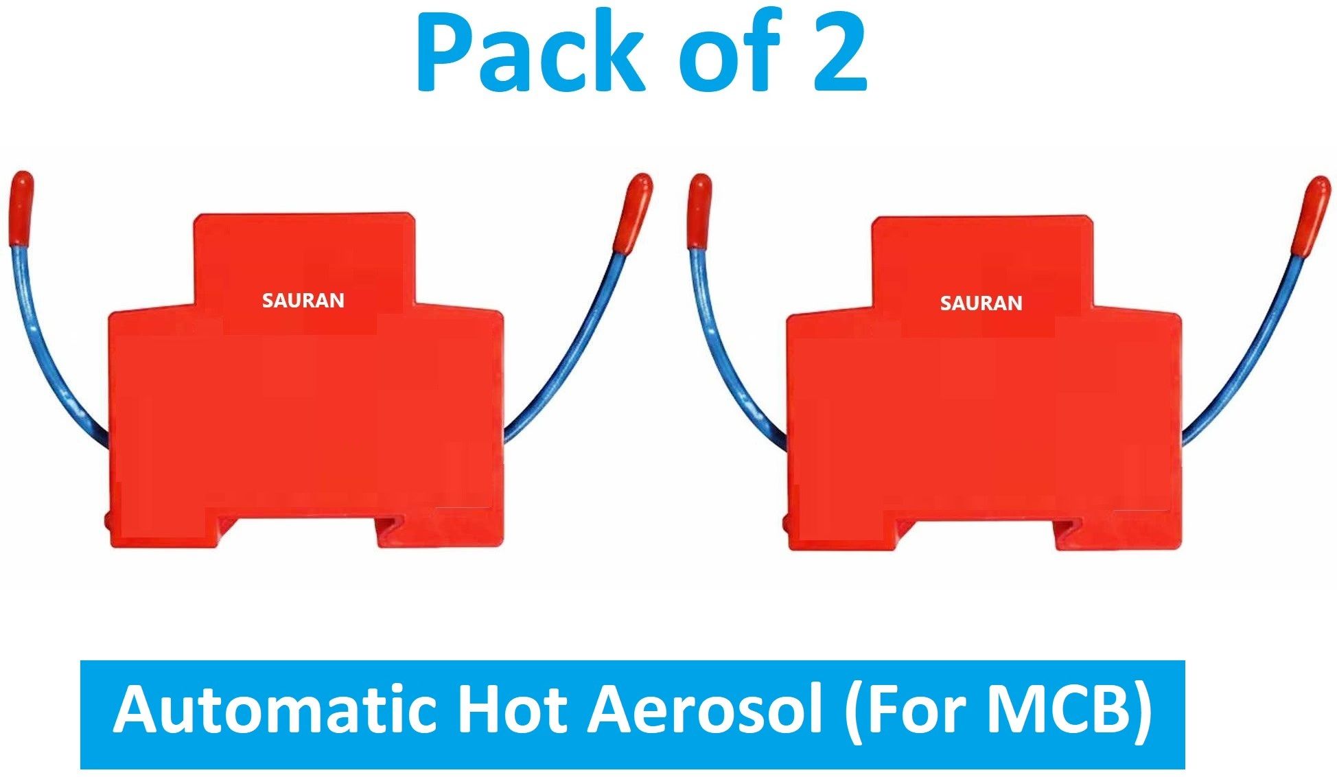 sauran Pack of 2 Hot Aerosol Automatic Fire Suppression System for Electrical AHA12.2 Fire Extinguisher Mount-picture-13