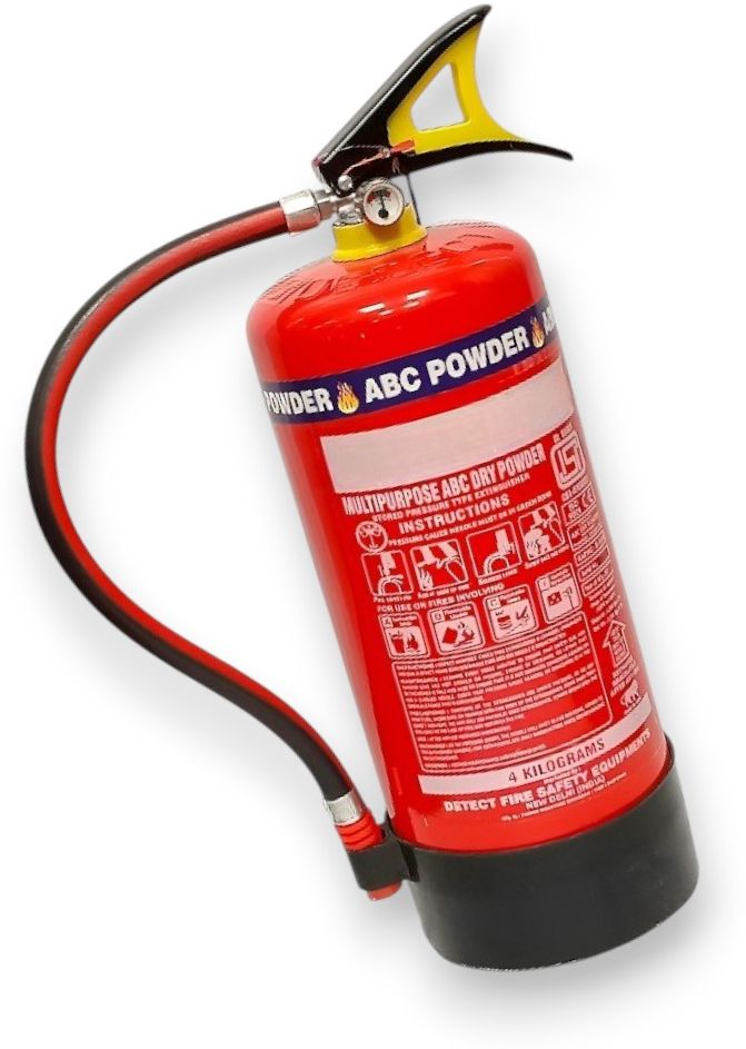 ISI Certified Portable 4 Kg ABC Fire Extinguisher for Home & Industrial Fire Extinguisher Mount-image-43