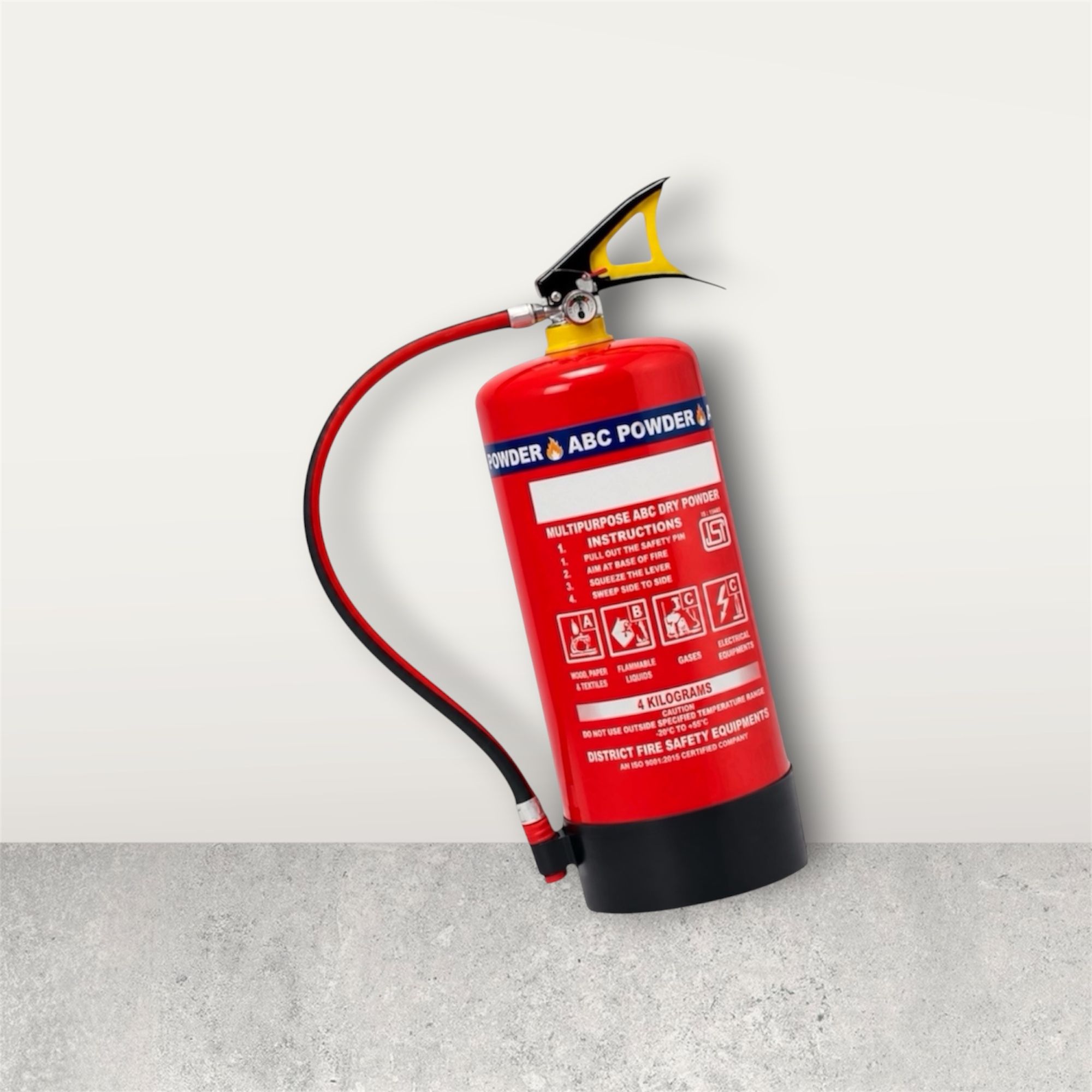 Portable ABC Dry Powder Fire Extinguisher 4 KG Easy to Carry Fire Extinguisher Mount-image-49